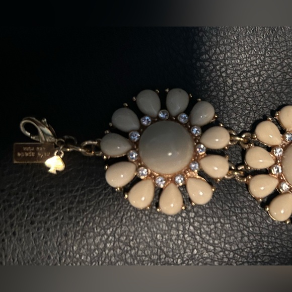KATE SPADE GLOSSY GARDEN BRACELET WITH RHINESTONES - Picture 7 of 10